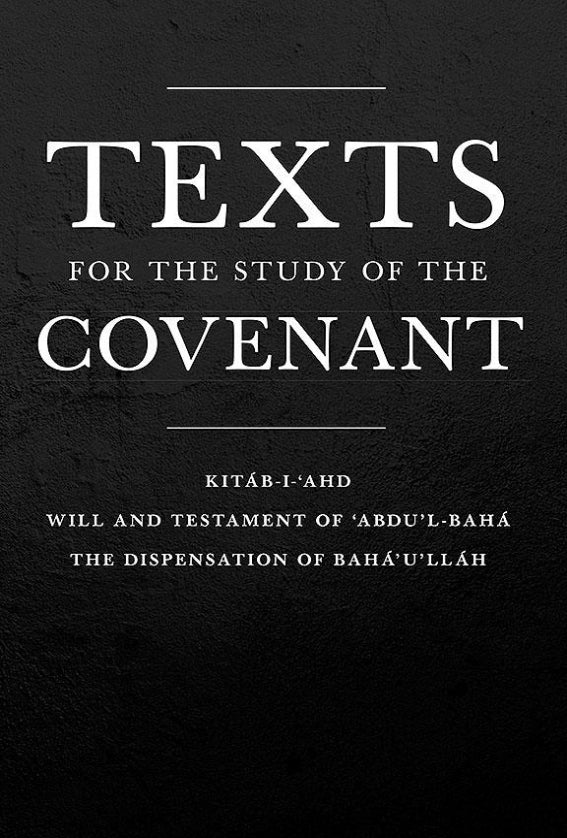 Texts for the Study of the Covenant