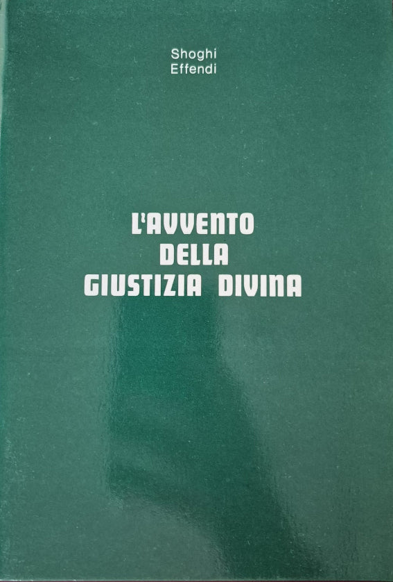 Advent of Divine Justice - Italian