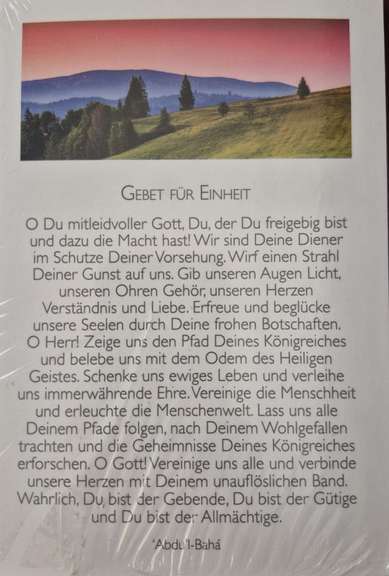 Prayers Cards (Set of 10) - German