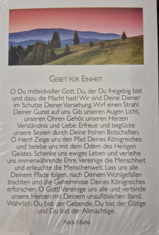 Prayers Cards (Set of 10) - German