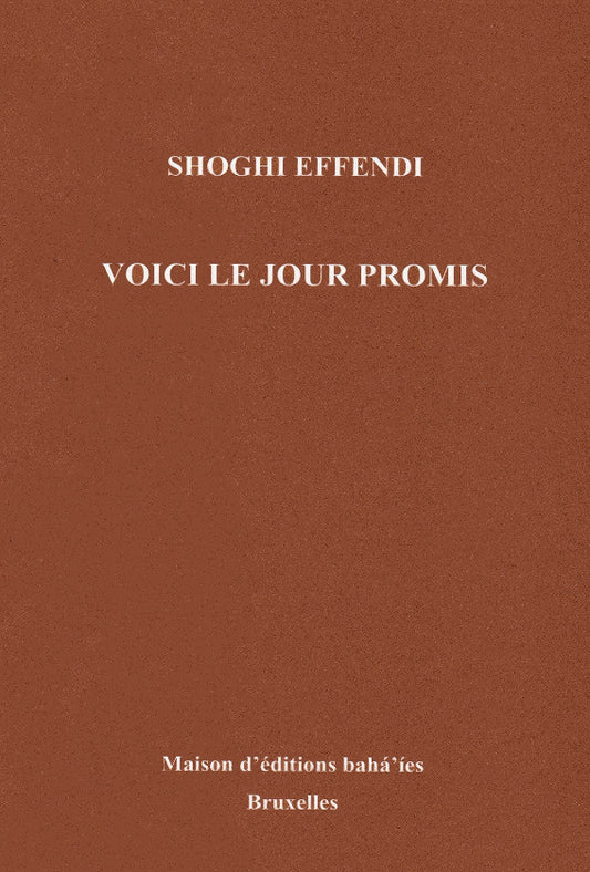 Voici le jour promis