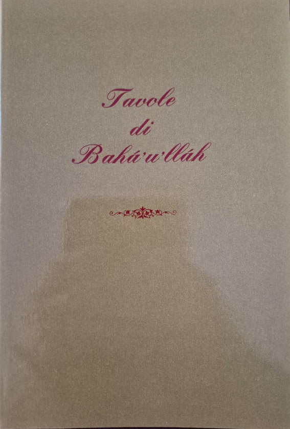 Tablets of Baha'u'llah - Italian