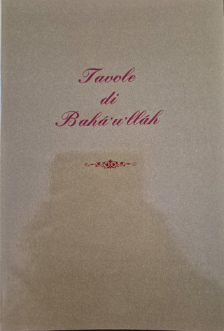 Tablets of Baha'u'llah - Italian